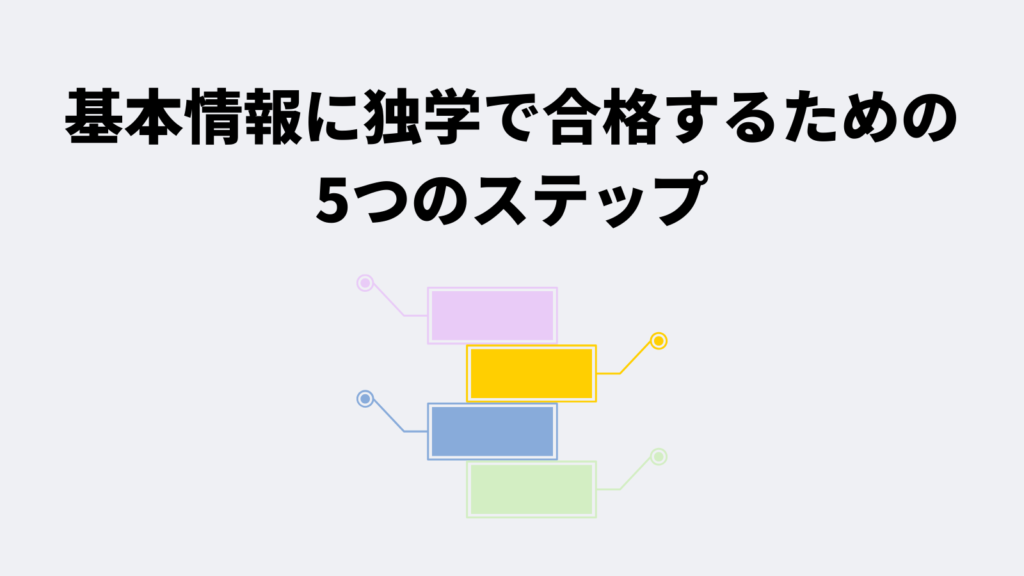 基本情報技術者試験に独学で合格するための5つのステップ