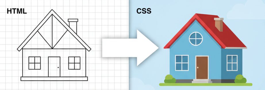 HTMLとCSSのイメージ