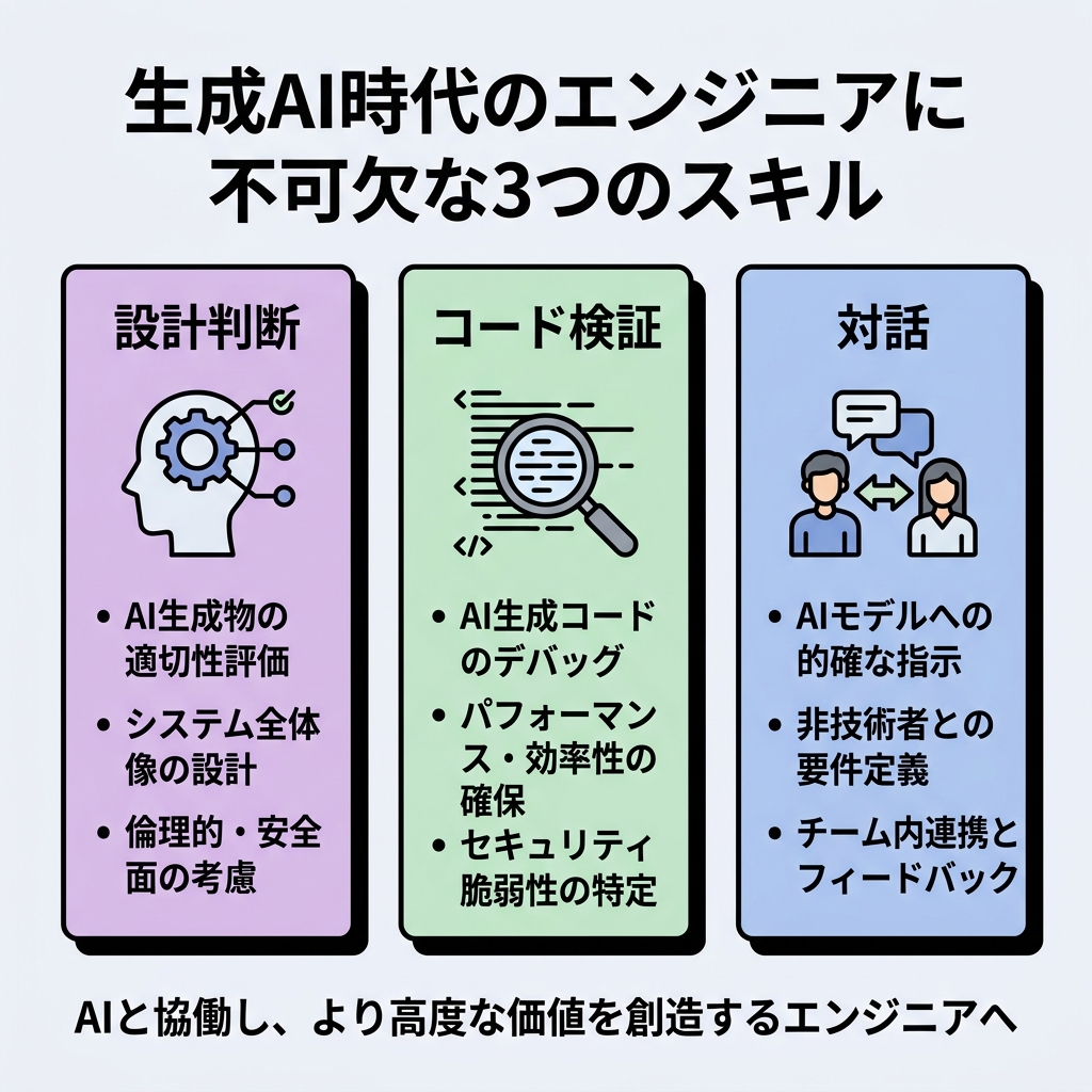 生成AI時代に市場で残るエンジニアに必須の3スキル
