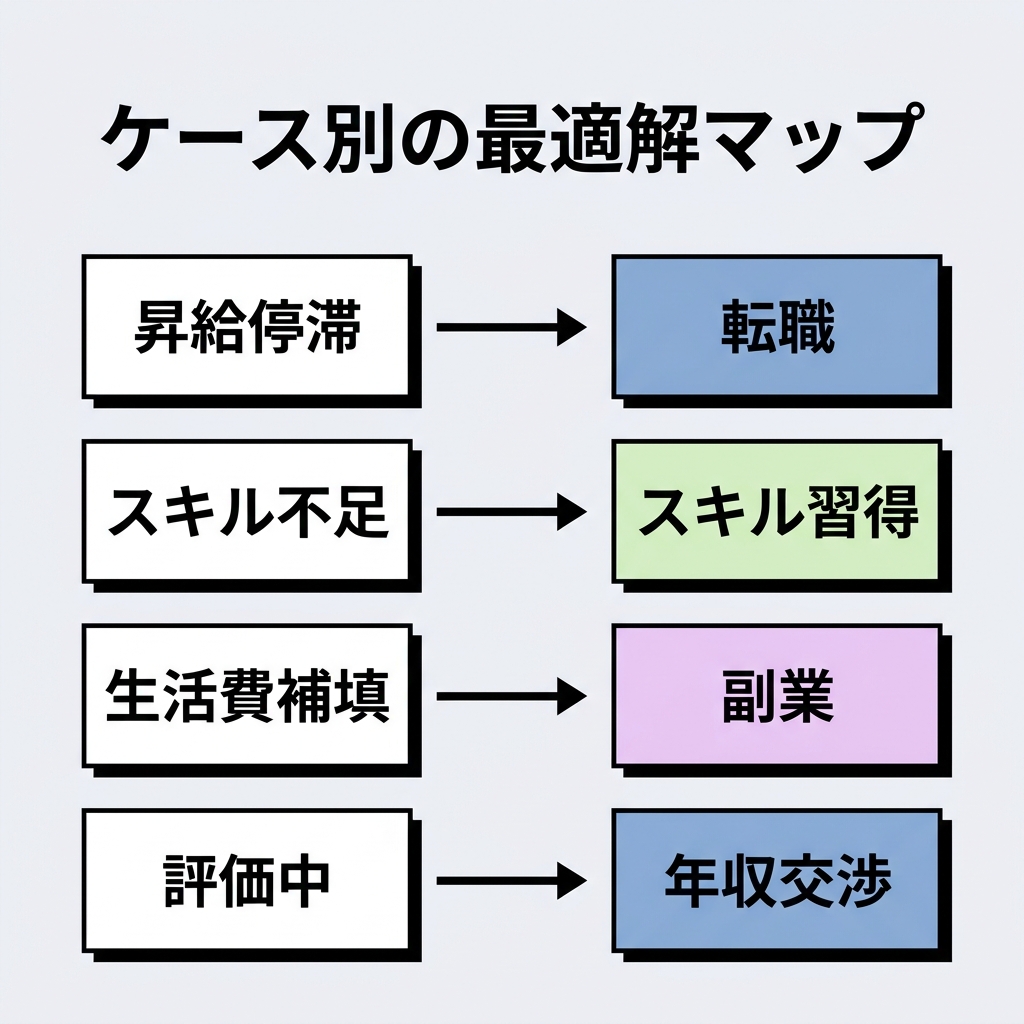 ケース別の最適解マップ